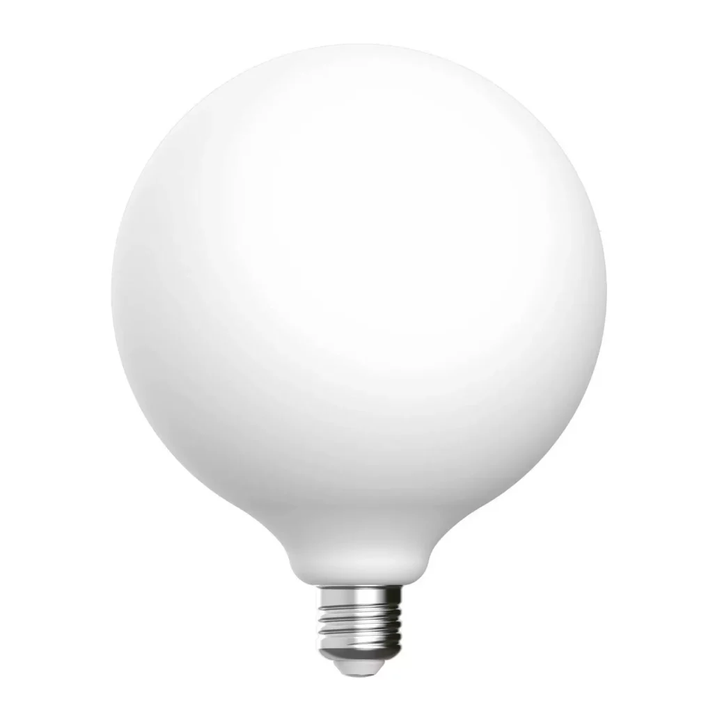 LED žarulja E27 G150 7W 2700K dimabilna s efektom porculana