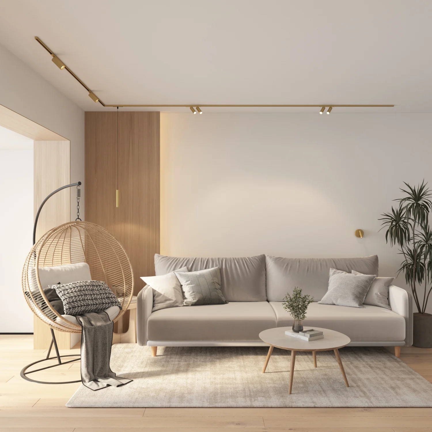 Tračna LED svjetiljka SHINE spot 8W*2 bronca u tračnom sustavu